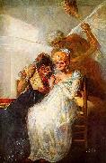 Francisco de Goya Einst und jetzt painting